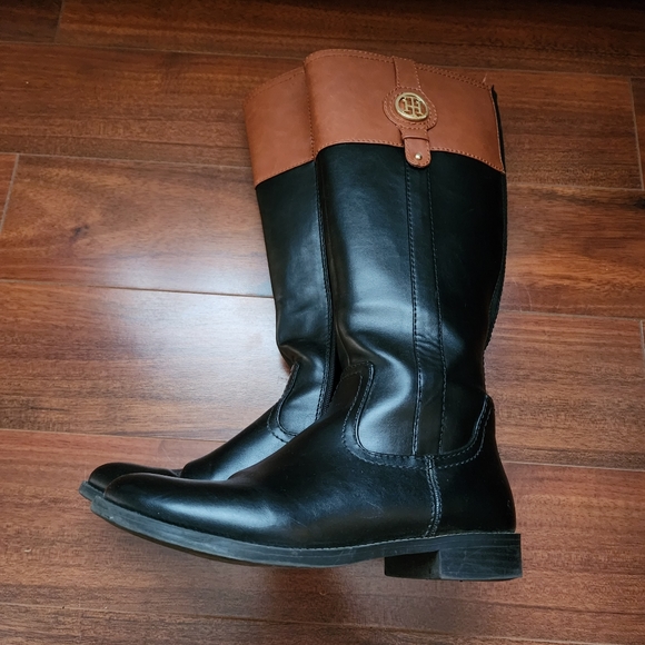 Women's Tommy Hilfiger Knee High Fashion Boots - Picture 4 of 7